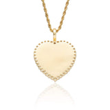 Custom 3D Photo Pendant - Gold - Cernucci