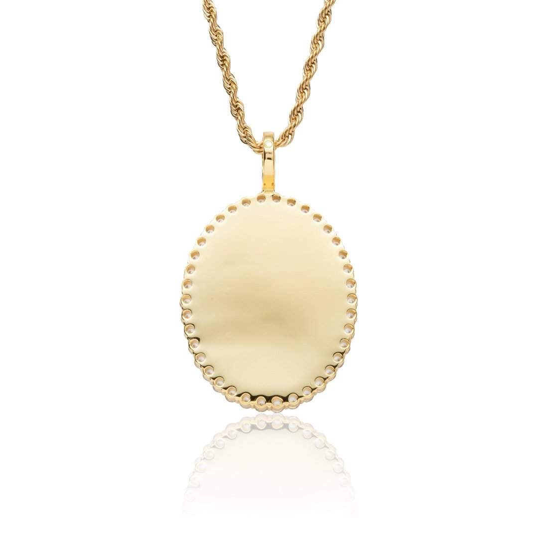 Custom 3D Photo Pendant - Gold - Cernucci
