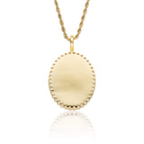 Custom 3D Photo Pendant - Gold - Cernucci