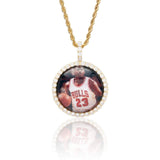 Custom 3D Photo Pendant - Gold - Cernucci
