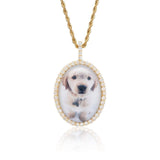 Custom 3D Photo Pendant - Gold - Cernucci