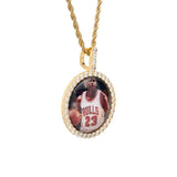 Custom 3D Photo Pendant - Gold - Cernucci