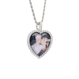 Custom 3D Photo Pendant - White Gold - Cernucci