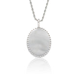 Custom 3D Photo Pendant - White Gold - Cernucci