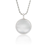 Custom 3D Photo Pendant - White Gold - Cernucci