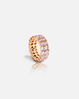 Double Row Diamond Ring - Gold - Cernucci