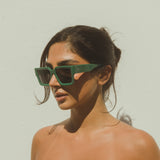 Edge Sunglasses - Green - Cernucci