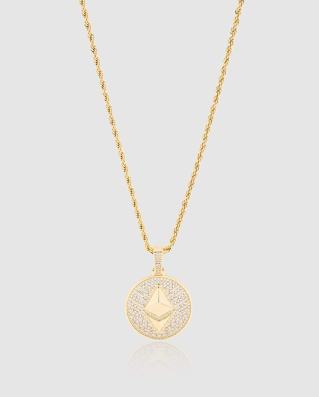 Ethereum Pendant - Gold - Cernucci
