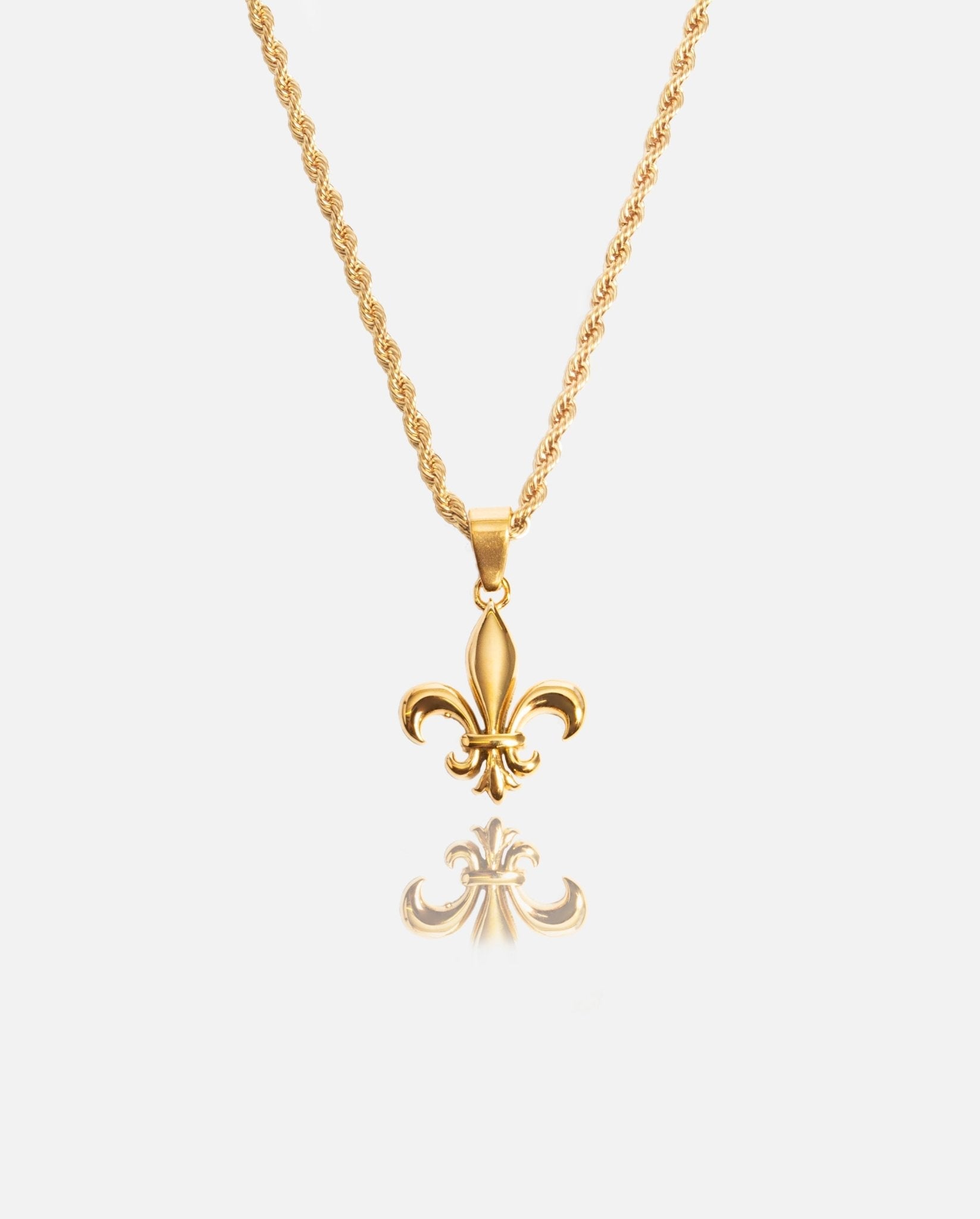 Fleur-de-Lis Pendant - Gold - Cernucci