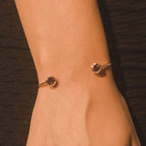 Gemstone Bangle - Rose - Cernucci