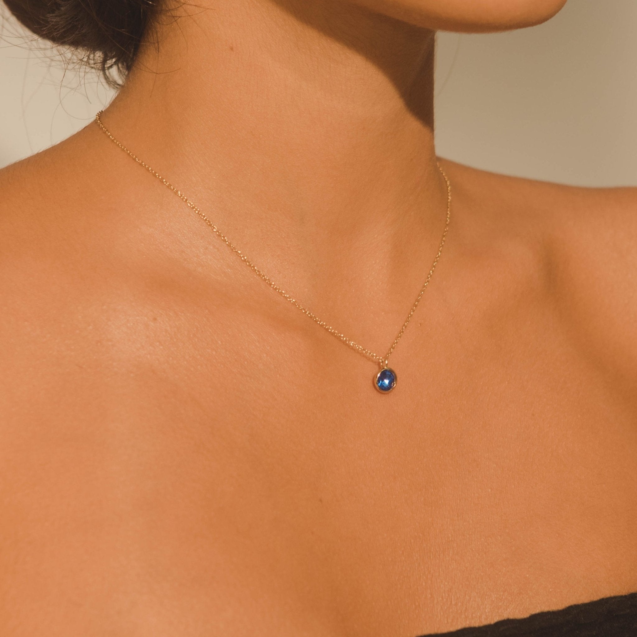 Gemstone Necklace - Sapphire - Cernucci