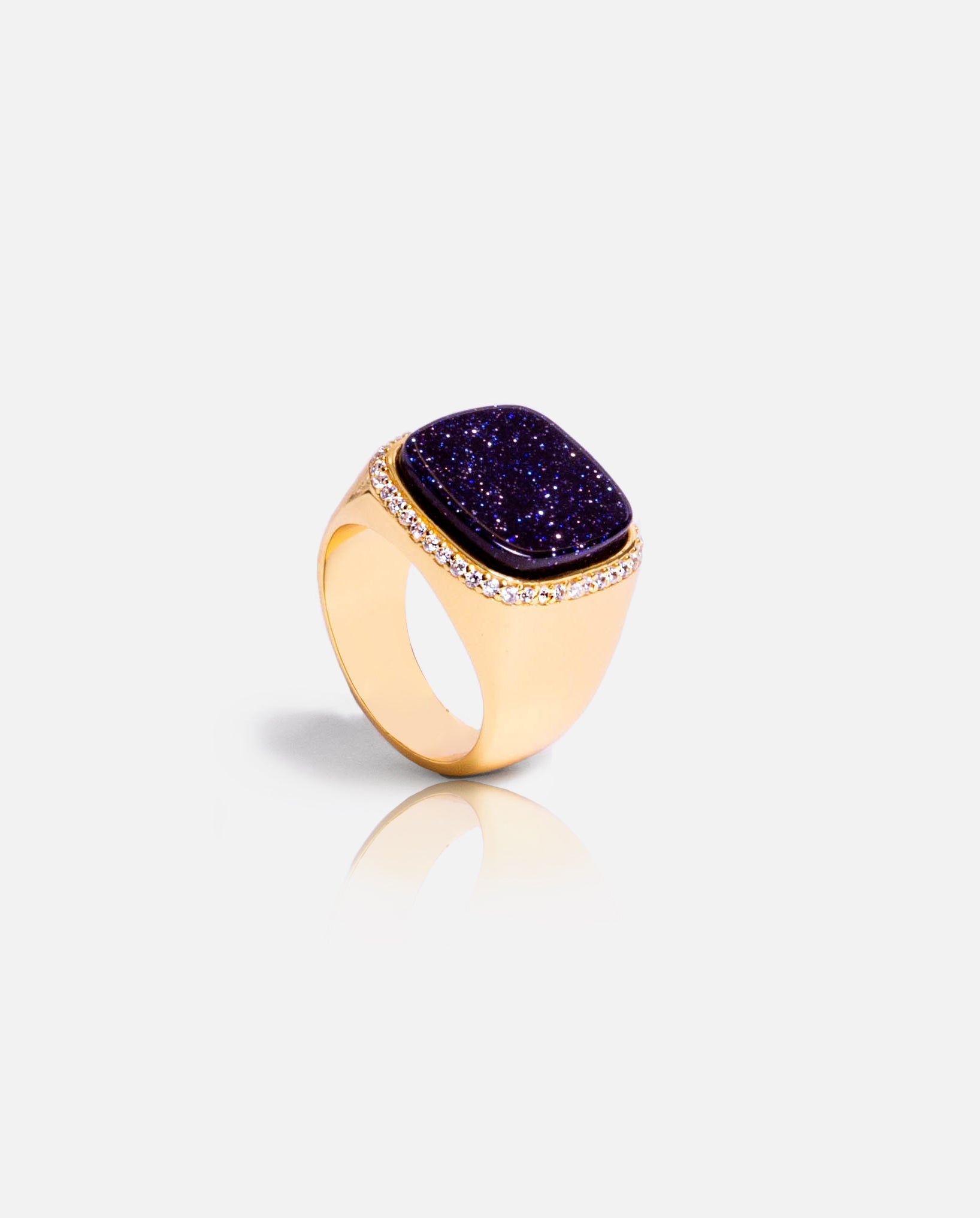 Gemstone Ring - Blue Sand Stone - Cernucci
