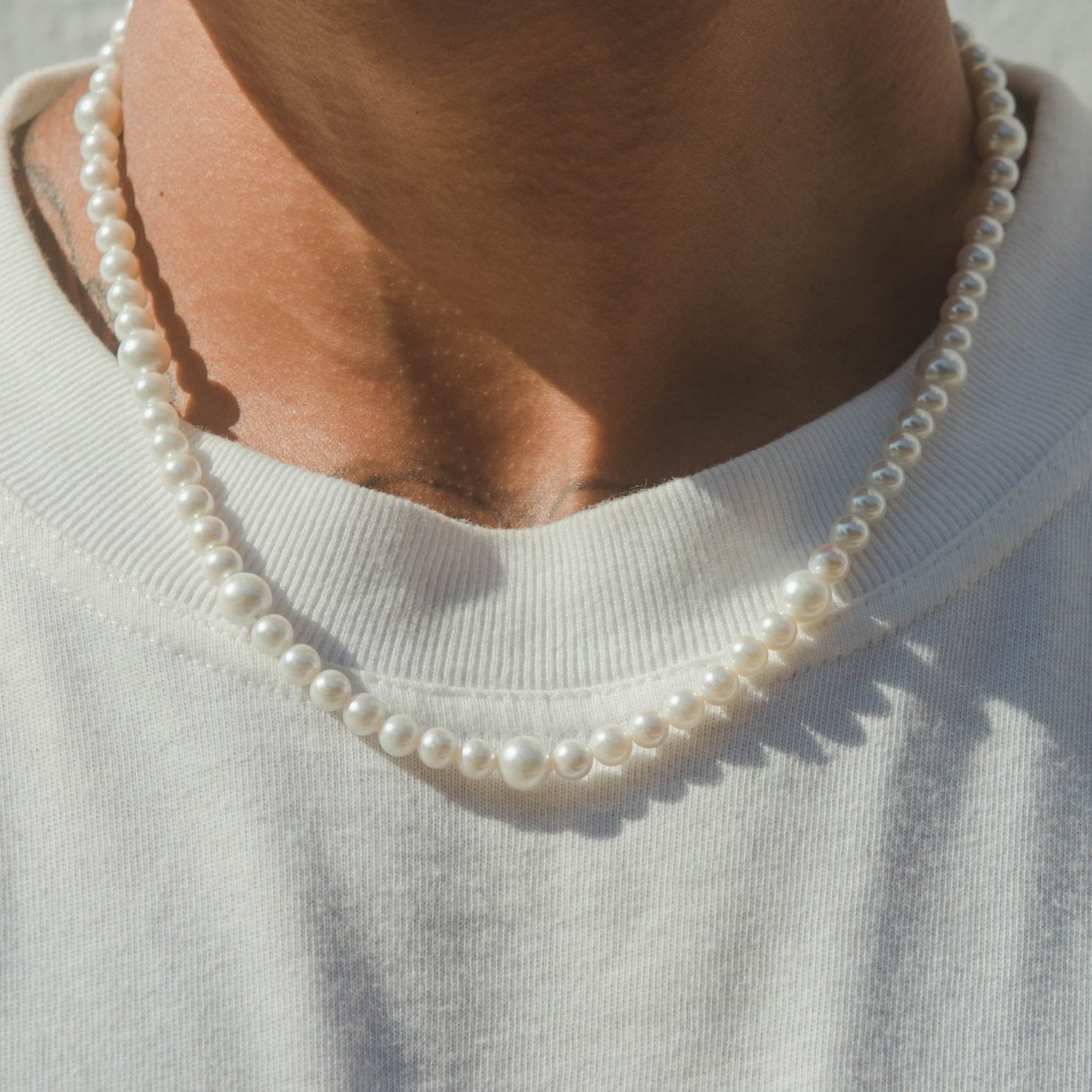 Graduated Pearl Necklace - Cernucci