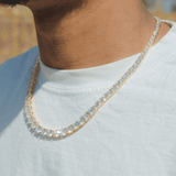 Graduated Tennis Chain - Gold - Cernucci