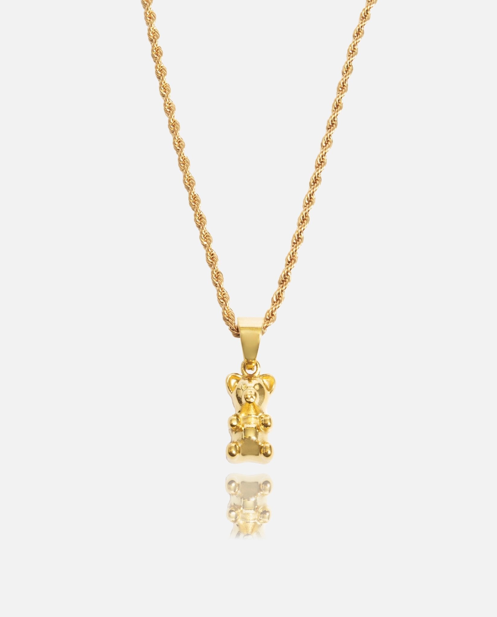 Gummy Bear Pendant - Gold - Cernucci