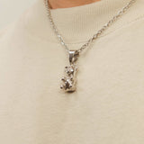 Gummy Bear Pendant - White Gold - Cernucci