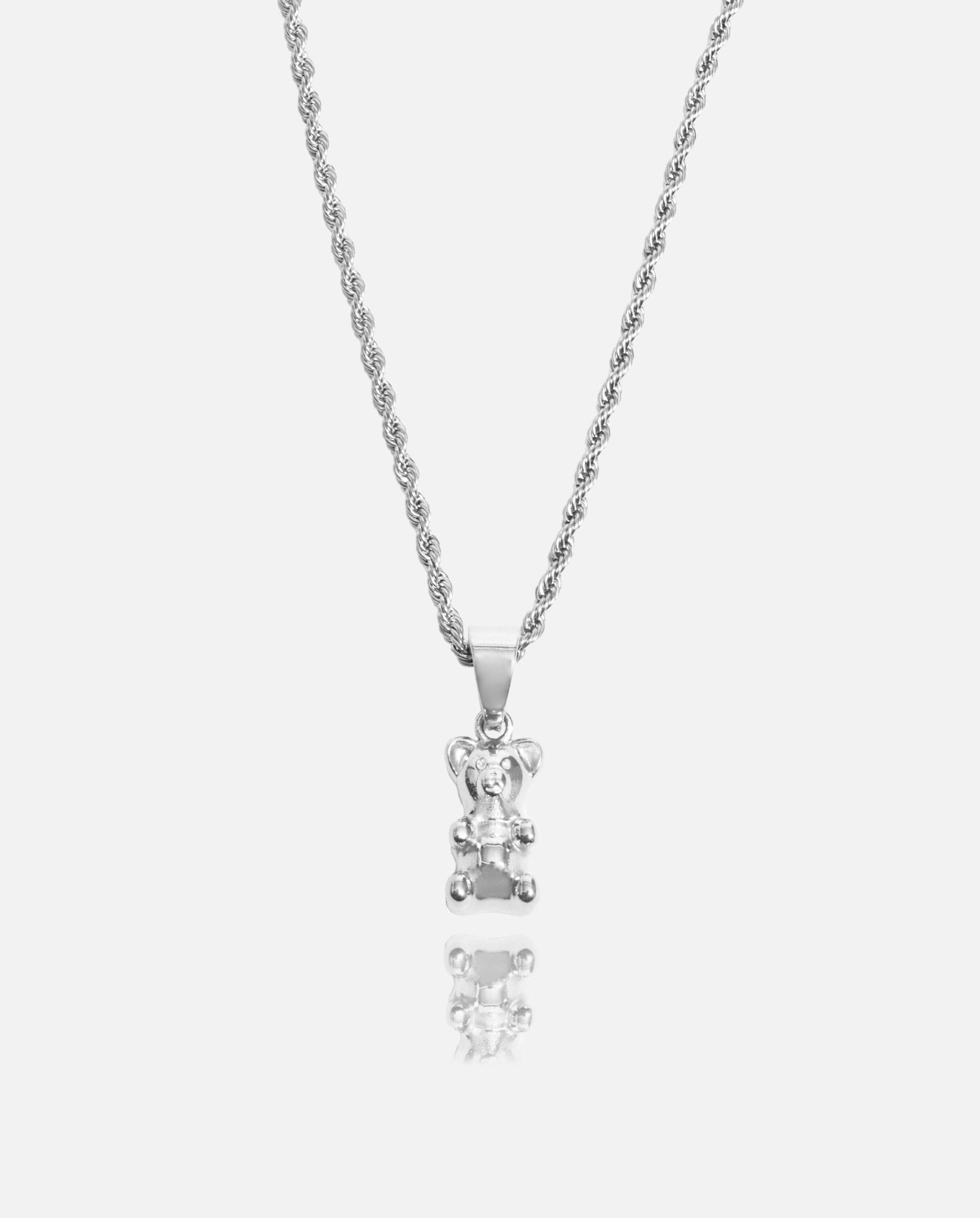 Gummy Bear Pendant - White Gold - Cernucci