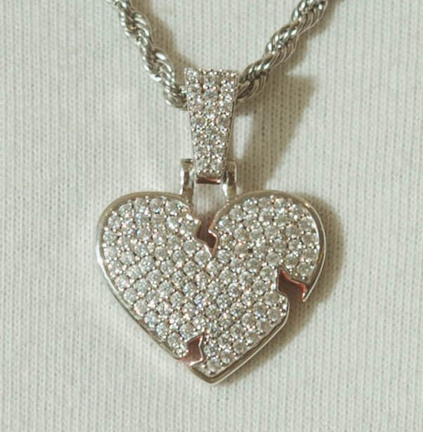 Heart Cracked Pendant - Cernucci