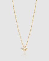 Heart Wings Pendant - Gold - Cernucci