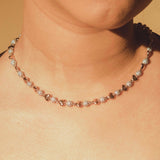 Iced Ball & Heart Necklace - Cernucci