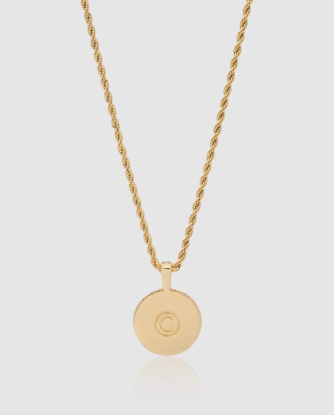 Iced Eye Pendant - Gold - Cernucci