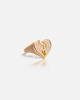 Iced Heartbreak Ring - Gold - Cernucci