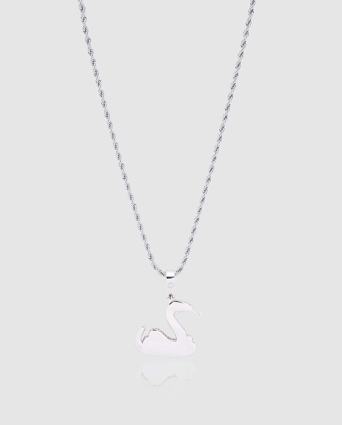 Iced Snake Pendant - Cernucci