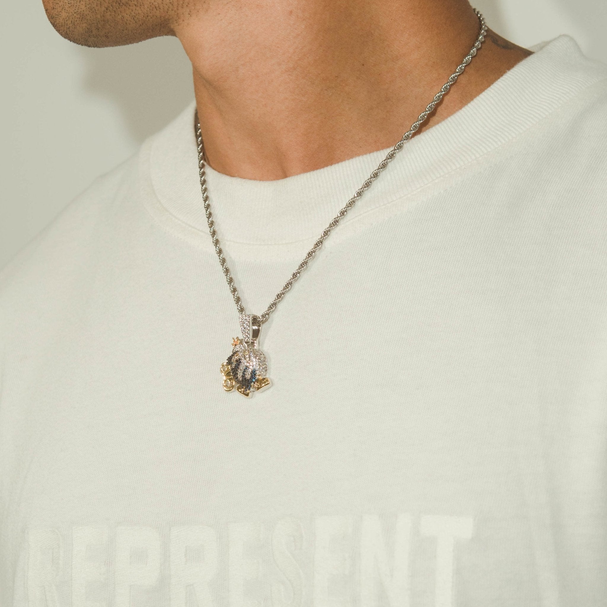 Iced Walking Bomb Pendant - Cernucci