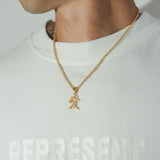 Japanese Love Pendant - Gold - Cernucci