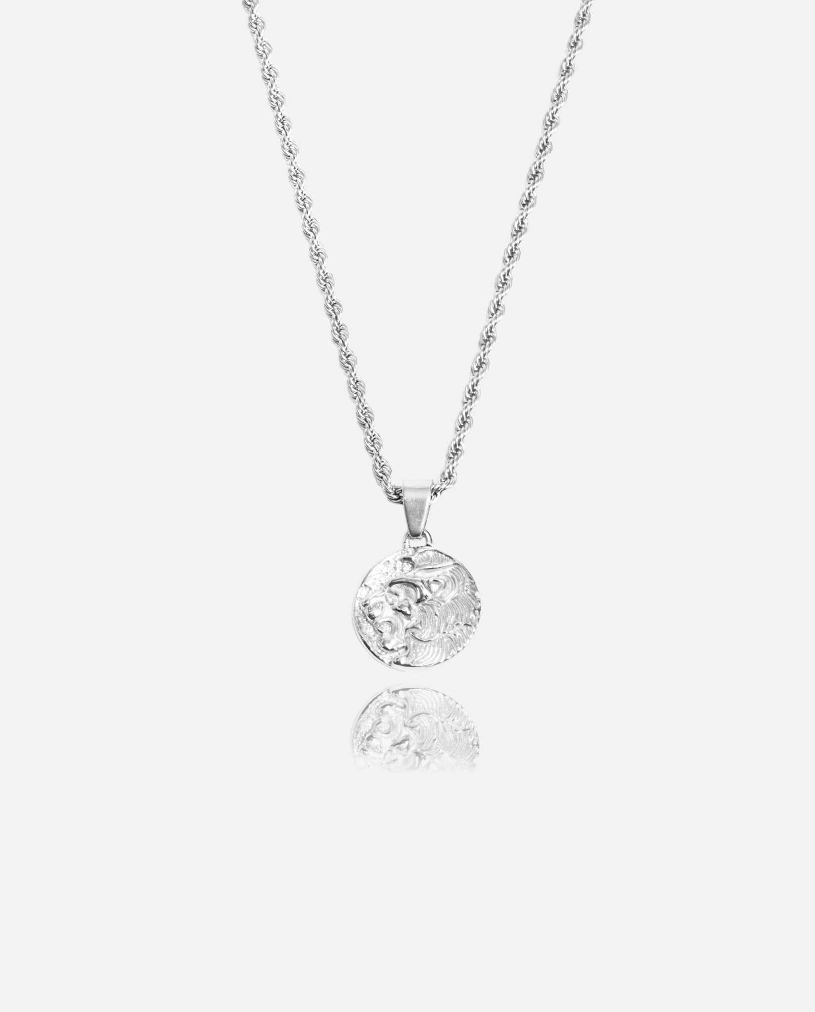 Lion Pendant - White Gold - Cernucci
