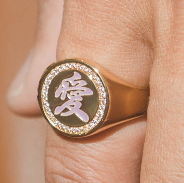 Love Cherry Blossom Ring - Gold - Cernucci