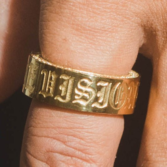 Loyal to the Vision Ring - Gold - Cernucci