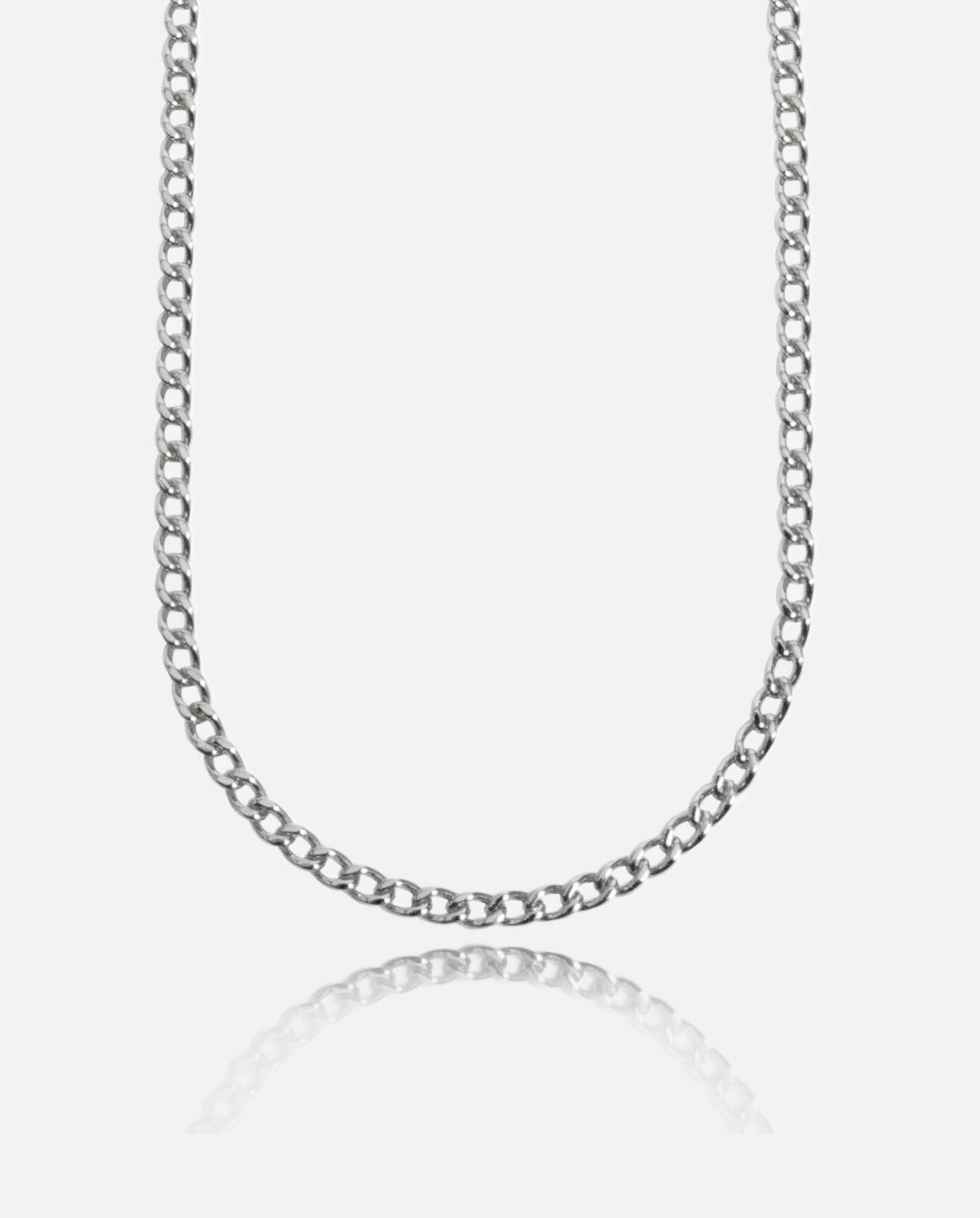 Micro Cuban Chain - White Gold - Cernucci
