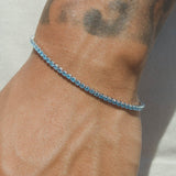 Micro Tennis Bracelet - Blue - Cernucci