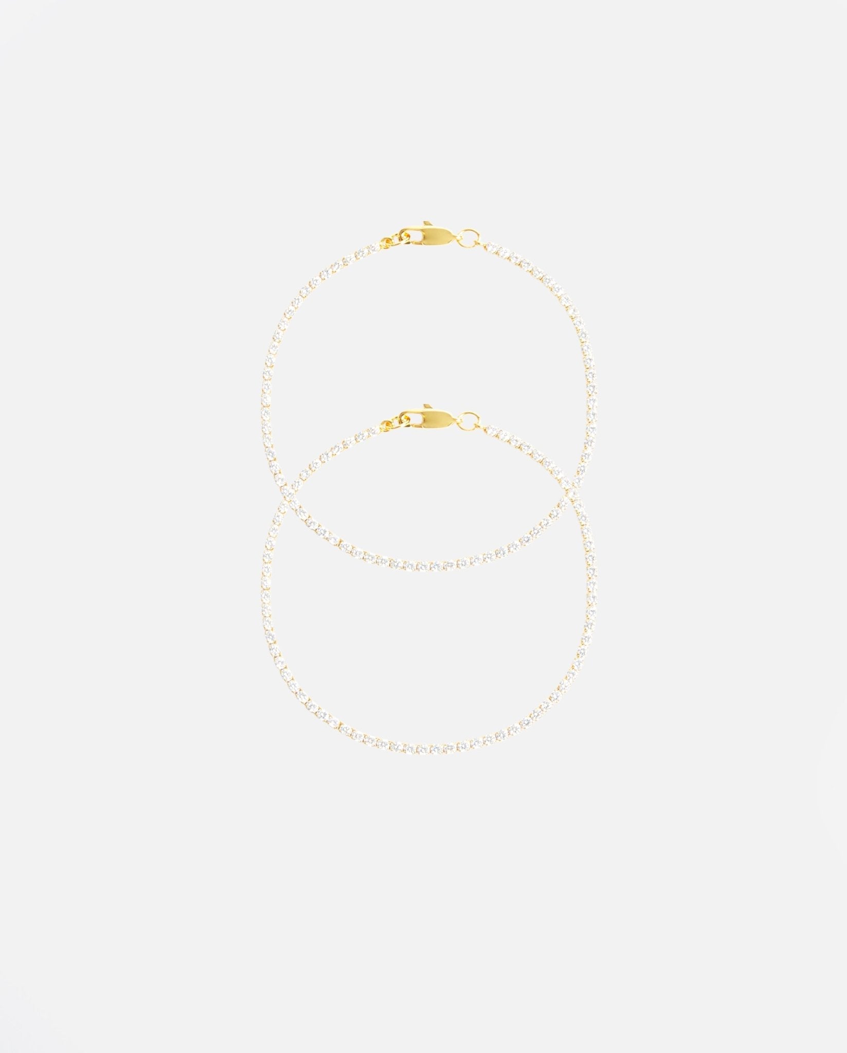 Micro Tennis Bracelet Bundle - Gold - Cernucci