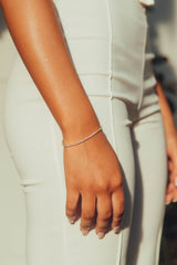 Micro Tennis Bracelet - Gold - Cernucci