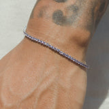 Micro Tennis Bracelet - Purple - Cernucci
