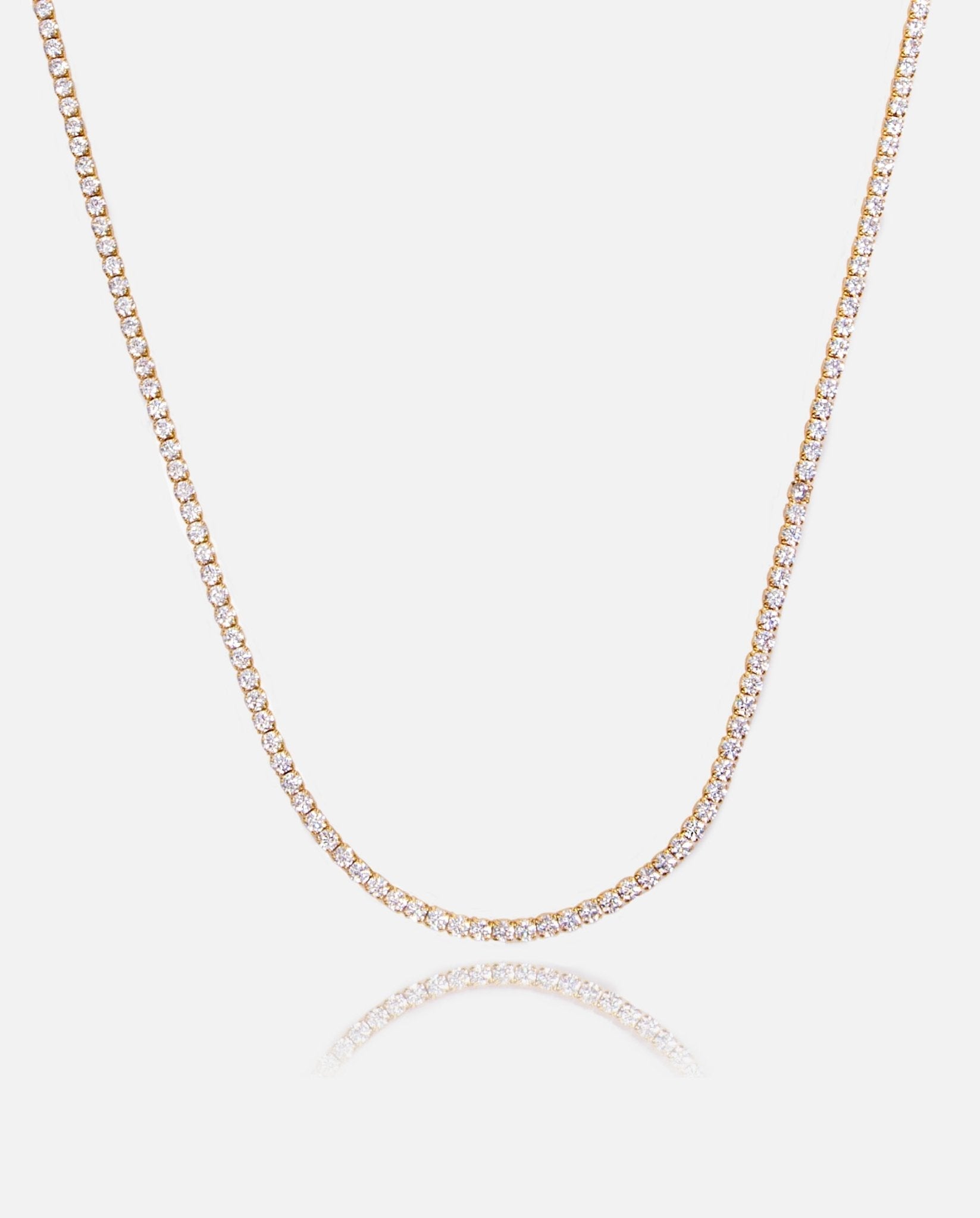 Micro Tennis Chain - Gold - Cernucci