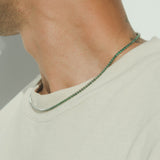 Micro Tennis Chain - Green - Cernucci
