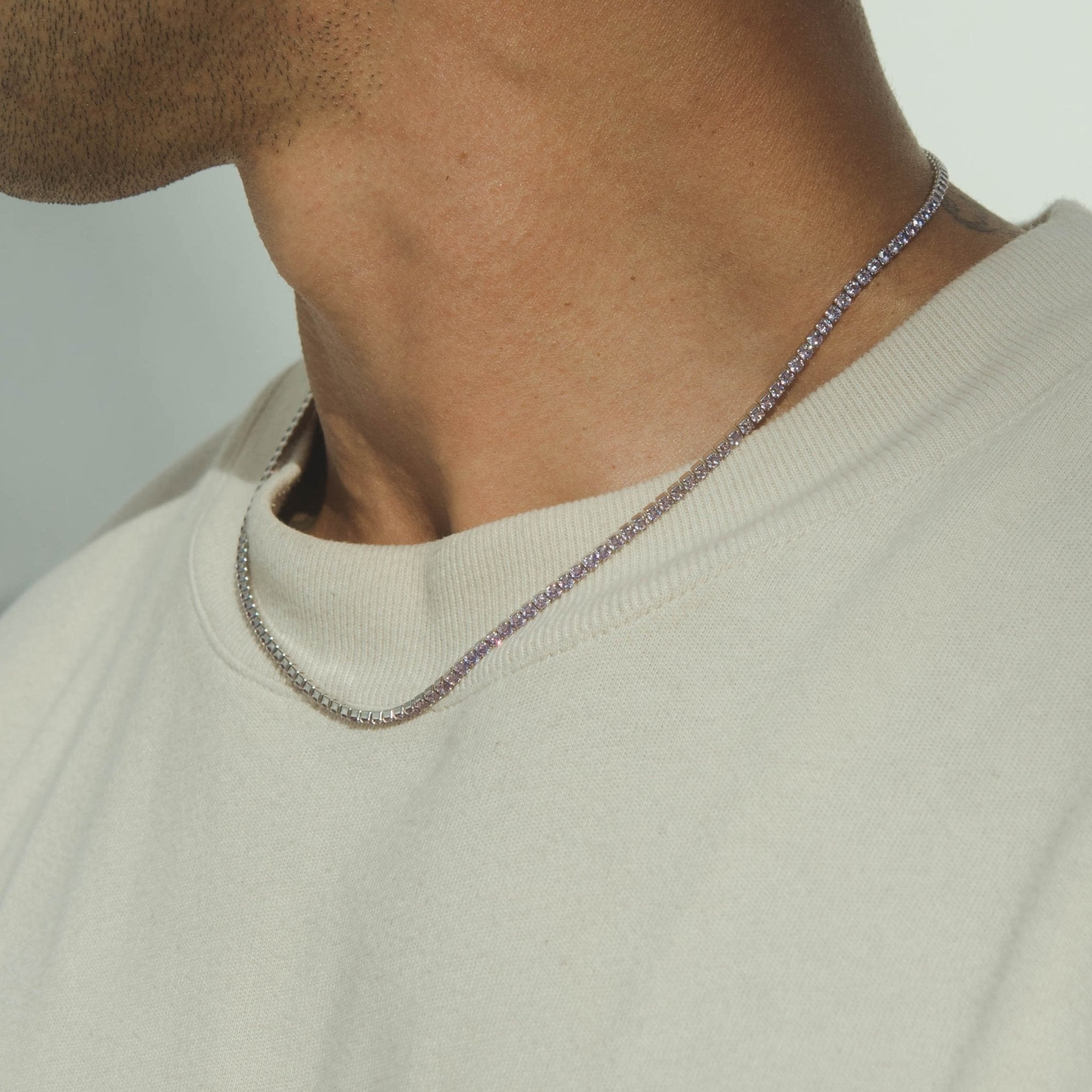 Micro Tennis Chain - Purple - Cernucci