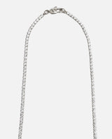 Micro Tennis Chain - White Gold - Cernucci