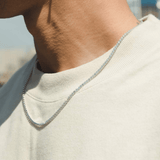 Micro Tennis Chain - White Gold - Cernucci