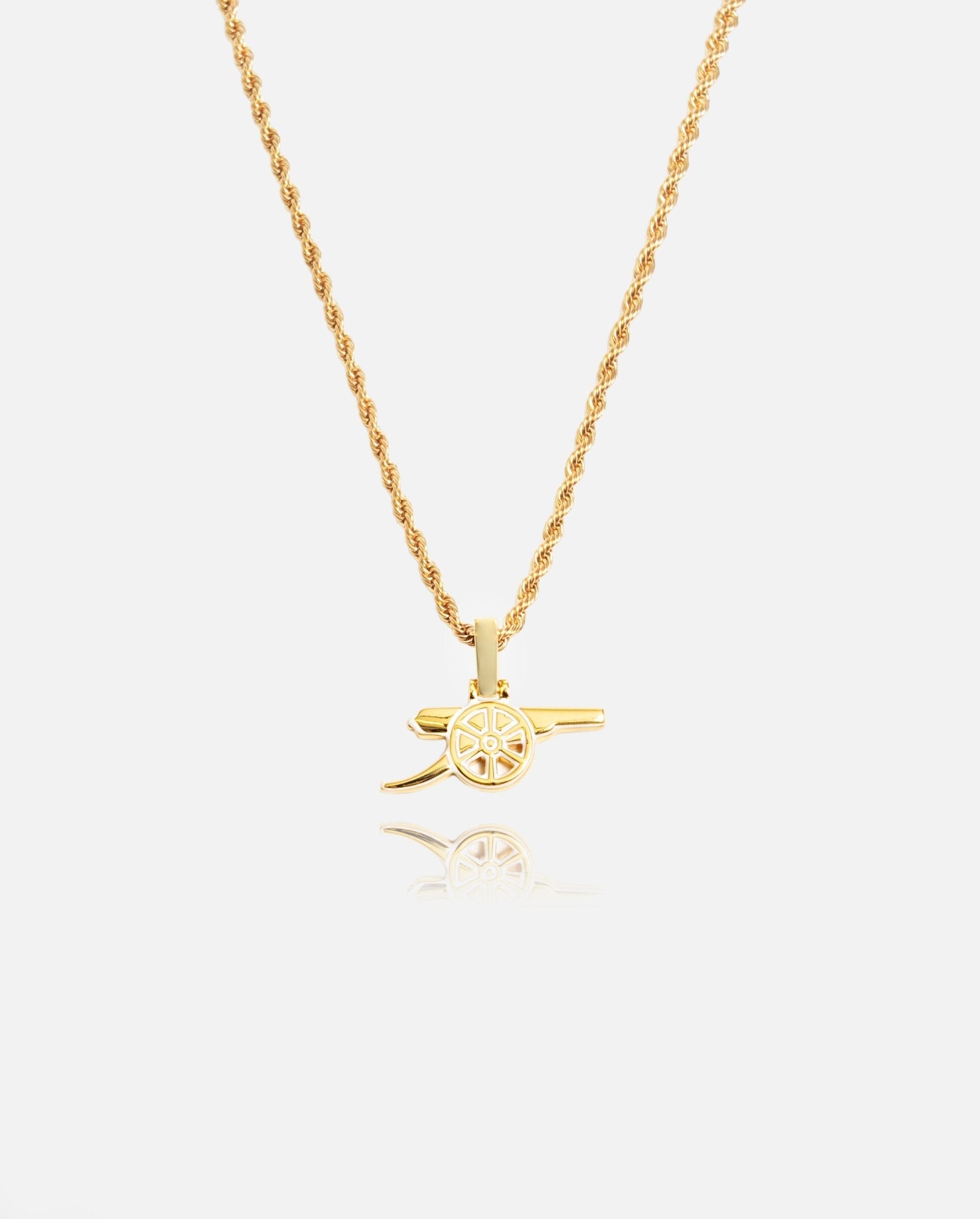 Official Arsenal Cannon Pendant - Gold - Cernucci