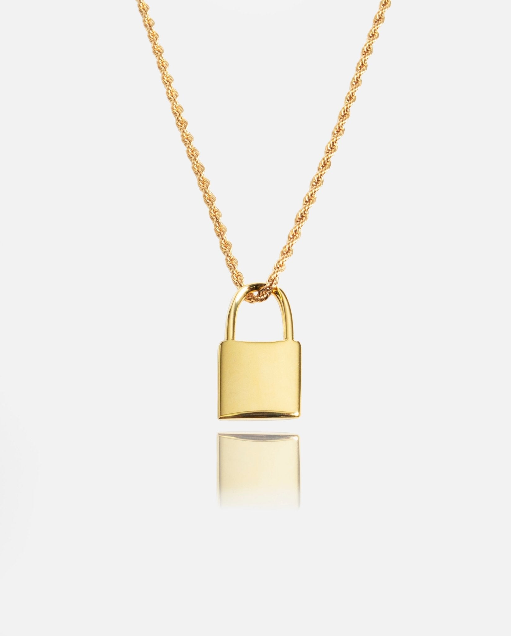 Padlock Pendant - Gold - Cernucci