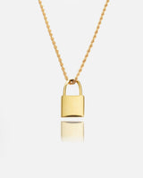 Padlock Pendant - Gold - Cernucci