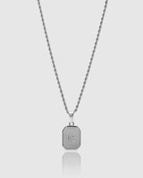 Palm Tree Pendant - White Gold - Cernucci