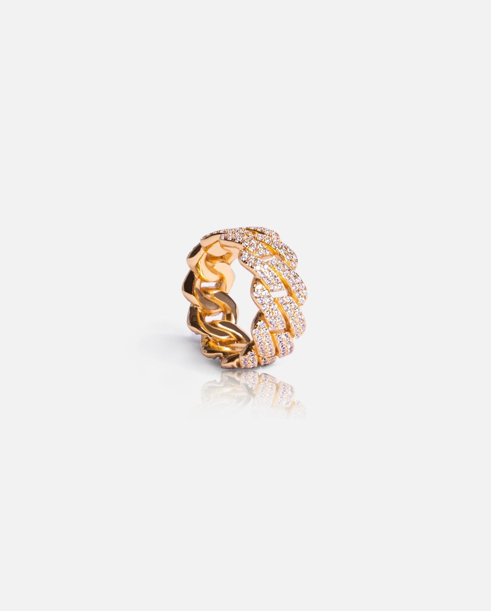 Prong Cuban Ring - Gold - Cernucci