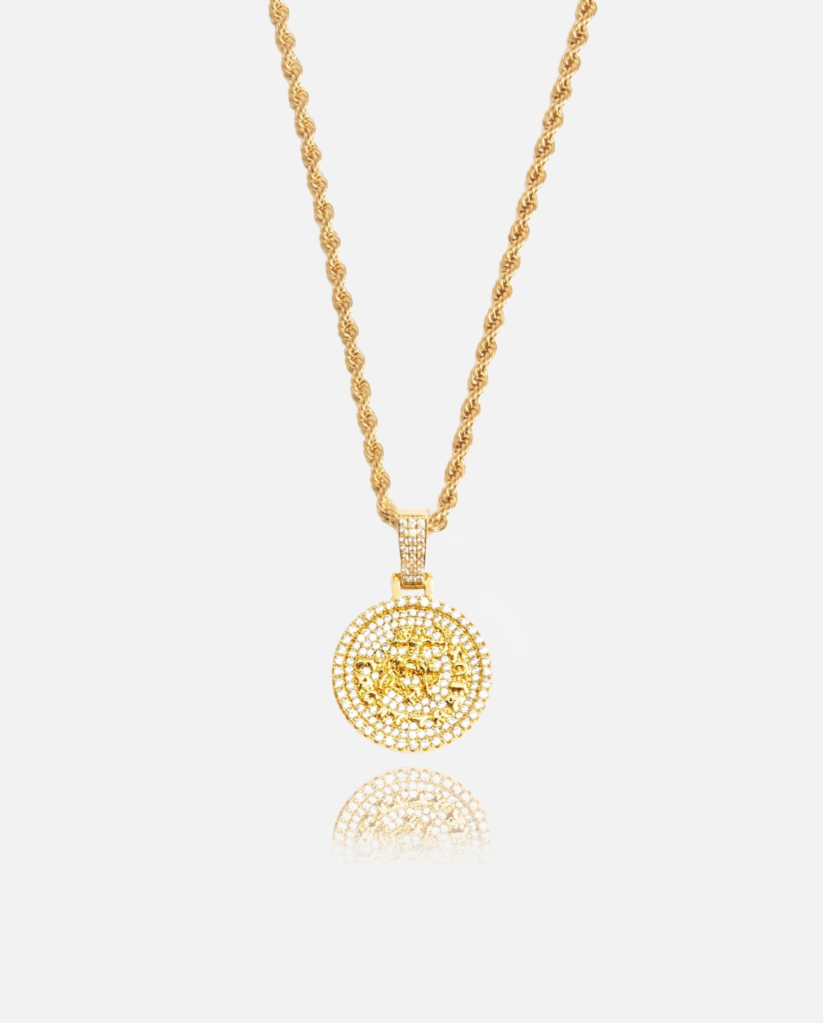 Sagittarius Zodiac Pendant - Gold - Cernucci