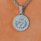 Sagittarius Zodiac Pendant - White Gold - Cernucci