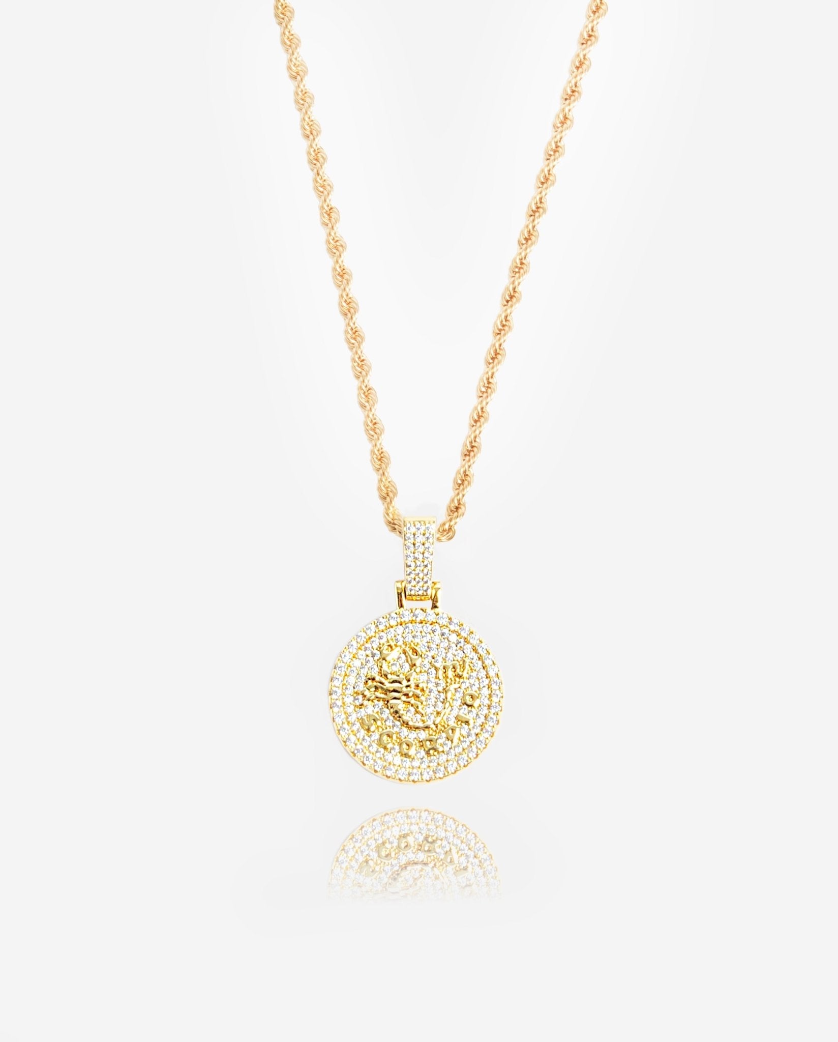 Scorpio Zodiac Pendant - Gold - Cernucci
